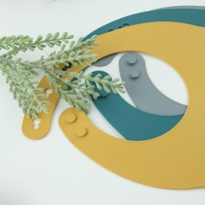 Toddler Feeding Silicone Baby Bib BPA Free Soft With Food Catcher