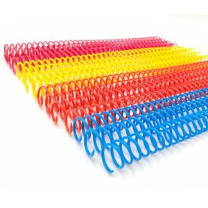 China 2 A4 Box Colorful Eco-friendly Matetrials Plastic Spiral Coil For Book Binding on sale