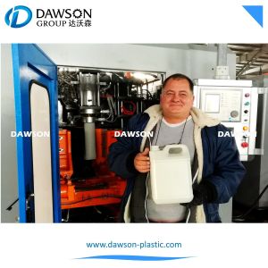 5L Lubricant Bottles Blow Molding Machine With Auto Deflashing