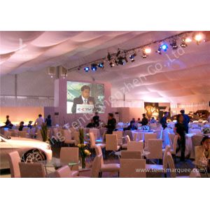 20M Width Full Line Decorated Outdoor Event Tent with Aluminum Alloy Main Frame