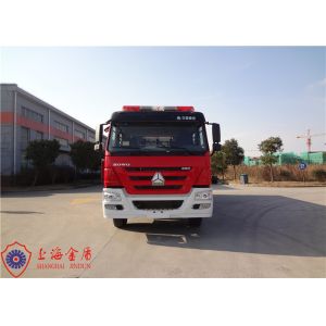 276kw Power 6x4 Drive Foam Fire Fighting Vehicle With Double Row Structure Cab