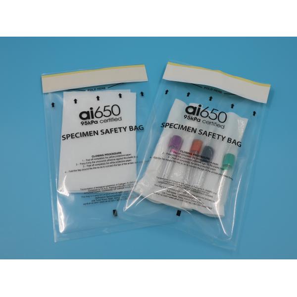 Quality AIC 95kPa Biohazard Specimen Transport Bag with 7-Slot Absorbent Sleeve wholesale