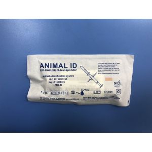 China 1.4mm * 8mm LF Microchip Electronic Tag Pet ID Management With 10 Years Guarantee on sale