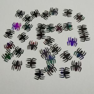 1 color Print Method Spider Araneid Glitter Shape for All Hallows' Day Hallowmas Halloween All Saints' Day