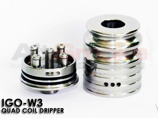 China supplier stainless steel rba igo w3 atomizer factory price on time