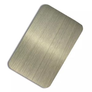 Inoxidable PVD Brushed Stainless Steel Sheet Rustproof Hot Rolled
