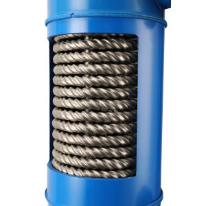 OEM Titanium Coil Heat Exchanger 44KW Marine Heat Exchanger Manufacturing