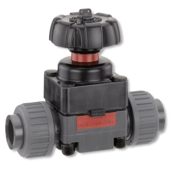 DN12 Practical PVC Pressure Relief Valve , Lightweight Air Actuated Diaphragm