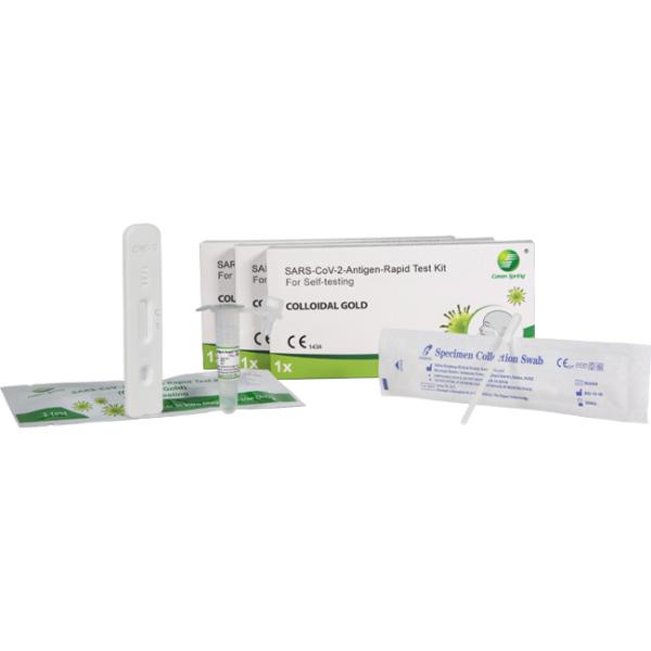 Quality SARS-CoV-2 Antigen Swab Test Kit 1 Tests/Kit CE RTK Antigen Nasal Swab wholesale