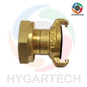 Cheap Brass Hose Fittings Italy Type Claw-lock Quick Coupling Connector FIP 1.1/4&quot; with 360 Degree Swivel Turning for sale