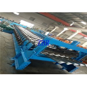 China 1250MM Feeding Steel Granary Silo Forming Machine 15kw Less Residues on sale