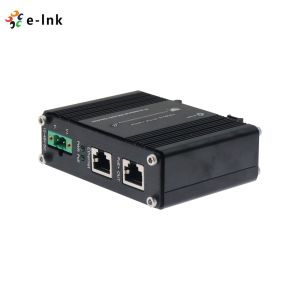 12~48V DC Power Input Industrial 10G PoE+ Injector