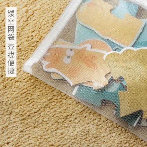 A4 TRANSPARENT PAPER BAG NYLON NET TEST PAPER HOMEWORK THICKENED TEXTBOOK STORAGE BAG PEN BAG STUDENT SUPPLIES