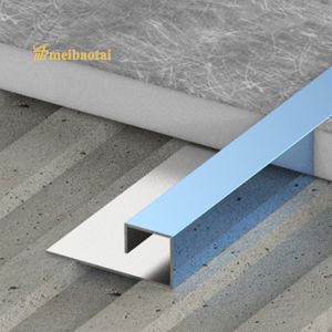 China T50 Grade 201 304 Stainless Steel Tile Trim Thickness 0.65MM on sale