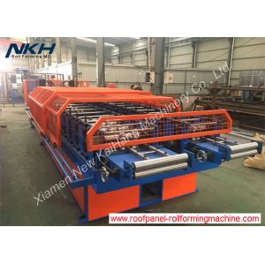 Twin Rows Roof Panel Roll Forming Machine 5T Weight For Ridge Cap Panel