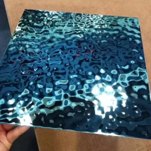 Cold Rolled Embossed Stainless Steel Sheet Panels 2B Finish Customized