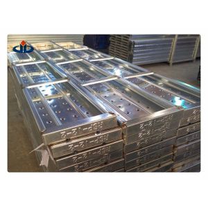 Perforated Customized Steel Scaffold Planks Galvanize Q235 Construction Walk