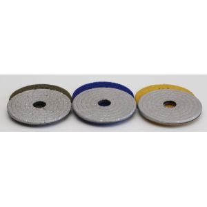 Fast Change Diamond Polishing Pads , 4" Dry Concrete Polishing Pads Extremely