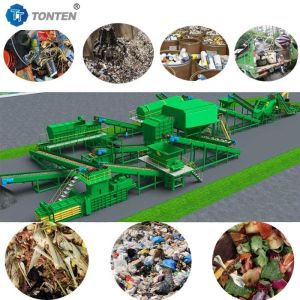 Domestic Garbage Sorting Line Kitchen Waste Glass Recycling Sorting