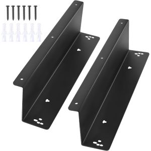 Square Cash Drawer Under Counter Bracket Strong Metal Support for Under Desk