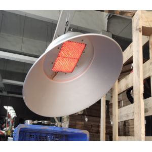 Manual Poultry Heat Lamp Infrared Chick Brooding Equipment Aluminized Steel