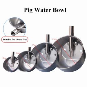 China Four Sizes Livestock Water Bowl , Pig Feeding Equipment With Stainless Nipple Drinker on sale