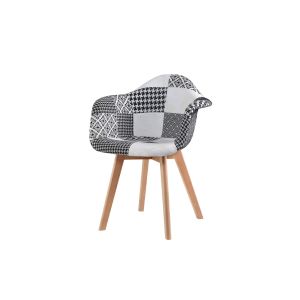 Cheap Anti Slip Patchwork Office Chair With Smooth Polypropylene Frame for sale