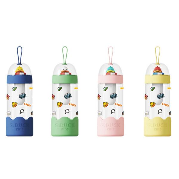 Quality Personalized 500ml Glass Drinking Bottles Juice Fruit Lockable Infuser Bottle wholesale