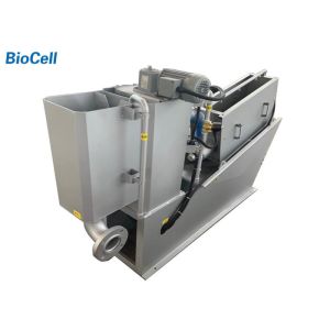 40kg/H Water Filter Equipment Screw Press Dewatering Equipment Sludge Dehydrator