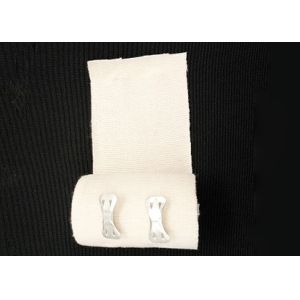 Air Permeable Stretch Bandage Wrap Absorb Sweat With Clips Closure Latex Free