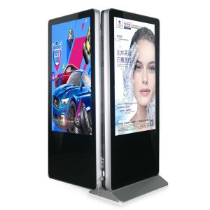 Indoor Double Side Kiosk Digital Signage Lcd Screen 55'' For Shopping Mall