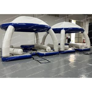Summer Popular Wholesale Water Platform Floating Tent Dock Island Inflatable