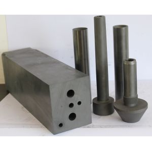 High Density Graphite Mould For Copper Rod Casting 0.1% Ash