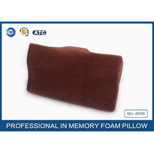 Molding Cervical Vertera Curved Memory Foam Pillow , Adults Memory Foam Bed