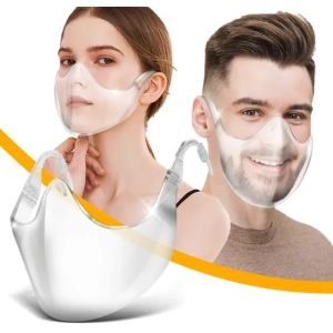 Adults Face Visible Transparent PVC Protective Face Shield