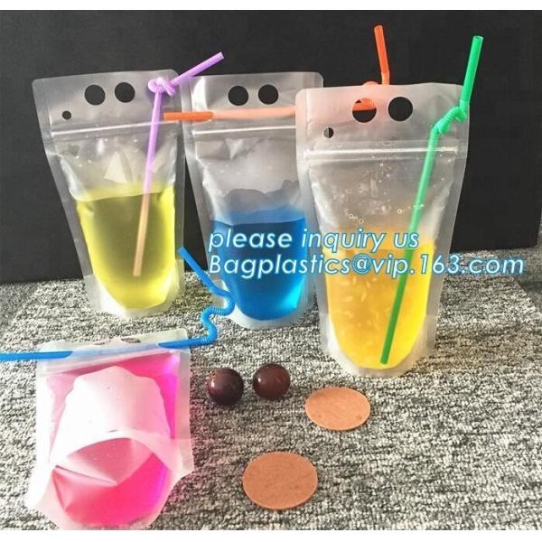 Biodegradable Zipper Water Plastic Drink Pouch Bags,Unique design 5L Spout Pouch