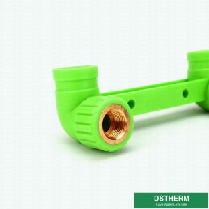 Equal Shape Ppr Pipe Fittings Long Female Elbow For Food Industry Pipe Works