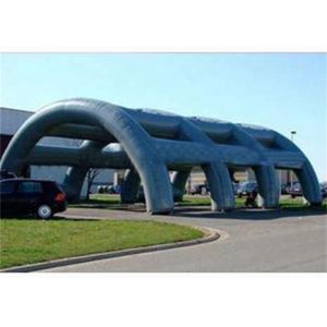 PVC Material And Glue Tunnel Large Inflatable Paintball Arena For Sports Game