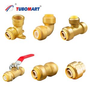 1/2 in Pex Push Fittings For Plumbing Waterproof Corrosion Resistant