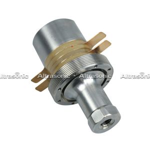 China 42kw Piezoelectric Ultrasonic Welding Transducer For Sealing And Cutting on sale