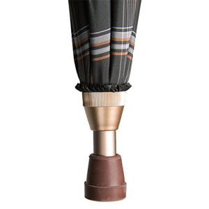 190T Pongee Straight Bone Long Stick Umbrella Cane For Men