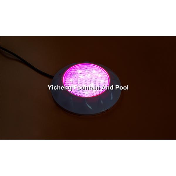 Wall Mounted Plastic Underwater Swimming Pool Lights IP68 Single Color And Color Changing