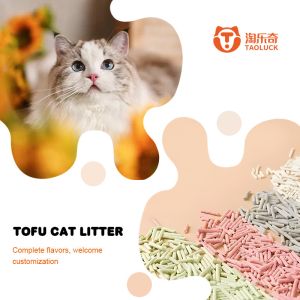 100% Natural Tofu Cat Litter Odor Locking Clumping Biodegradable Cat Litter
