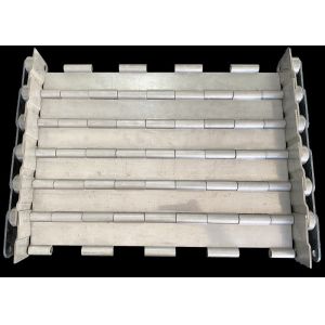 Ss304 Flat Plate Link Conveyor Belt Smooth Surface