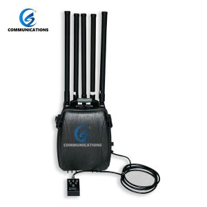 Portable Backpack Drone Defense Signal Detector Anti Drone Jammer System For