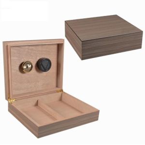 Customizable Cigar Storage Box Cedar Cigar Humidor Box With Classic Lacquer
