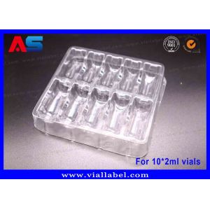 China 55um PET Transparent Blister Packaging for 10 x 2ml Vials – Ready to Ship, Durable, Eco-Friendly, Factory Direct on sale