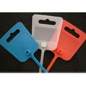 Large tag hanging hole nylon cable ties