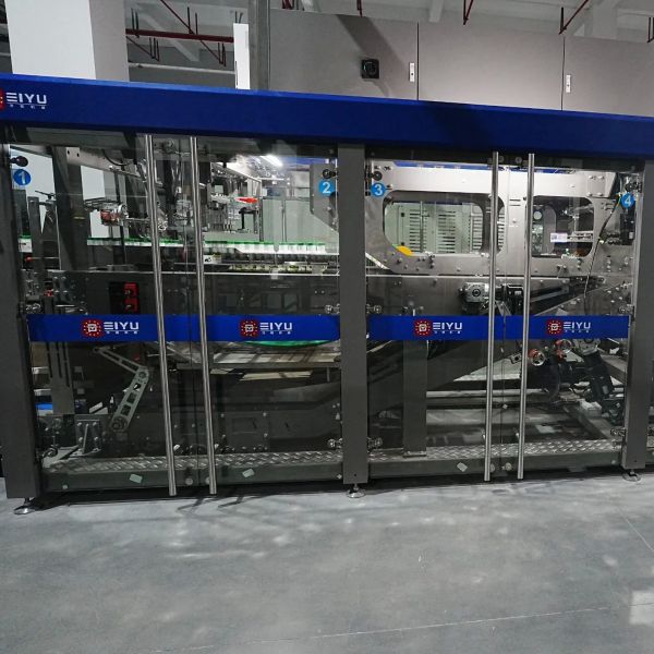 Quality 30 Cases Per Minute Fully Wrapped Winding Wrap Around Case Packer for Aseptic Packaging Line wholesale