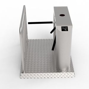 Automatic Fingerprint Access Control Tripod Turnstile Face Recognition 304